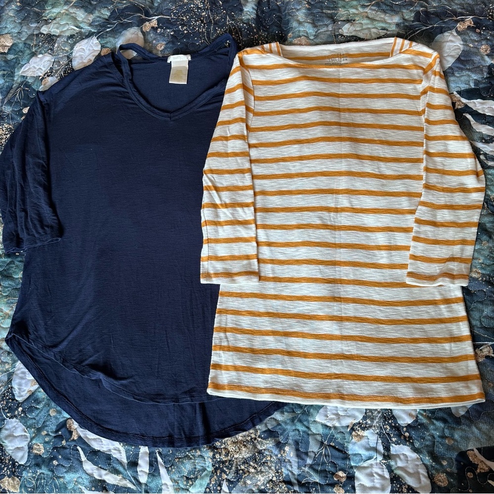 3 Listings 15$! Two 3/4 Sleeve Tops